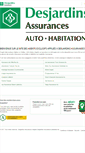 Mobile Screenshot of agentdesjardinsassurances.com